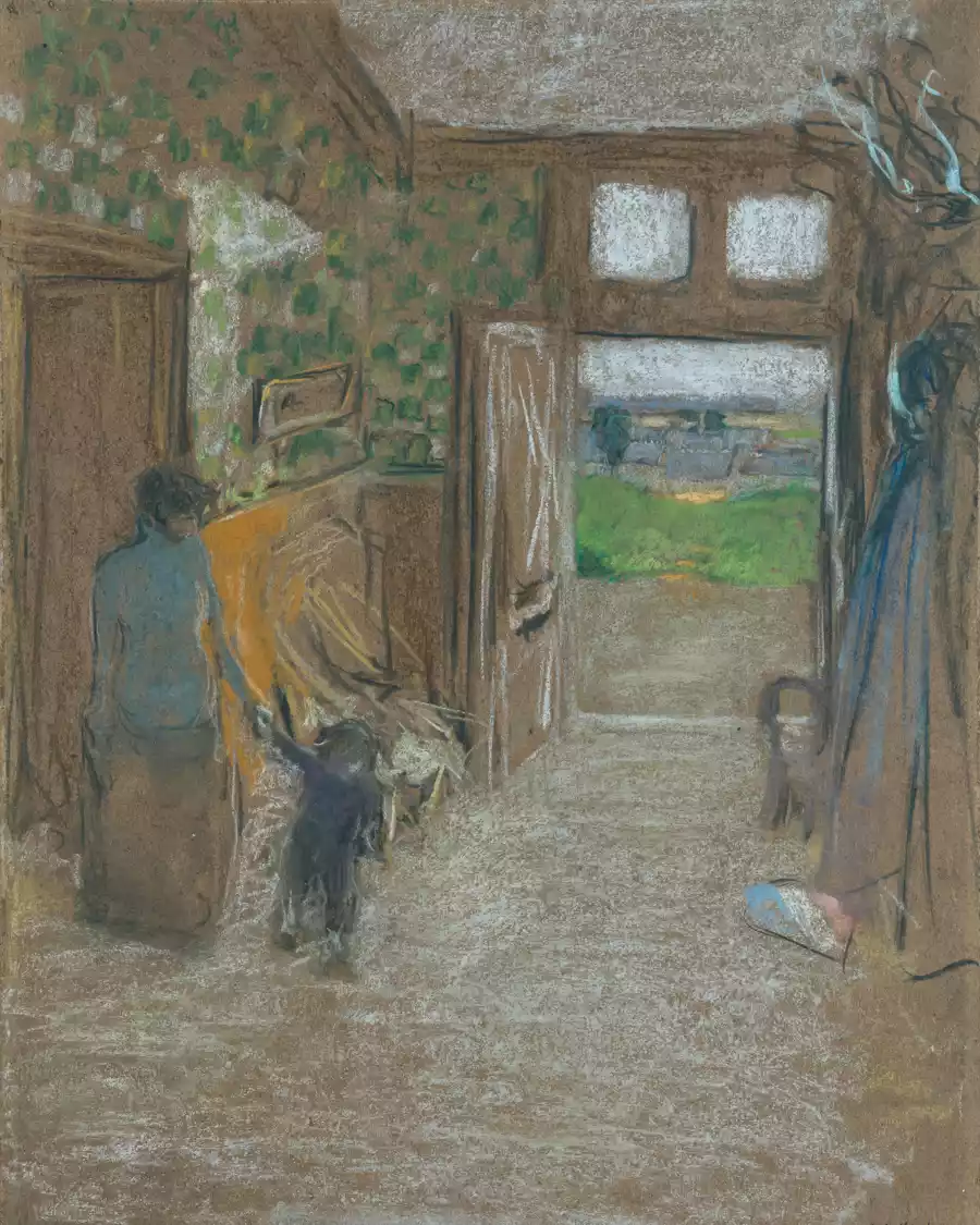 Kunstdruck von Der Vorraum in Saint Jacut de la Mer von Édouard Vuillard.