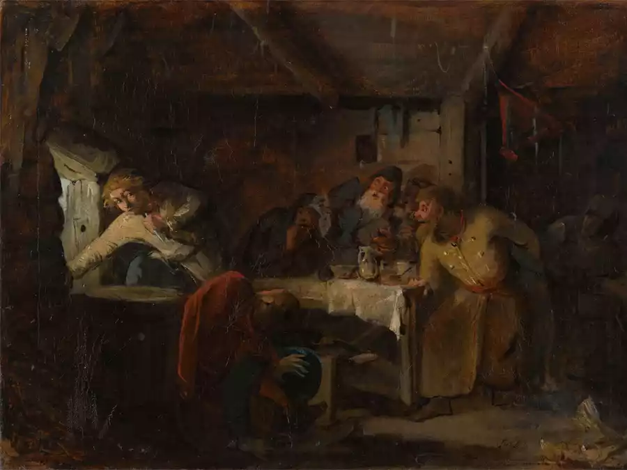 Kunstdruck von Grigoriy Myasoyedov - Flucht von Grigory Otrepyev