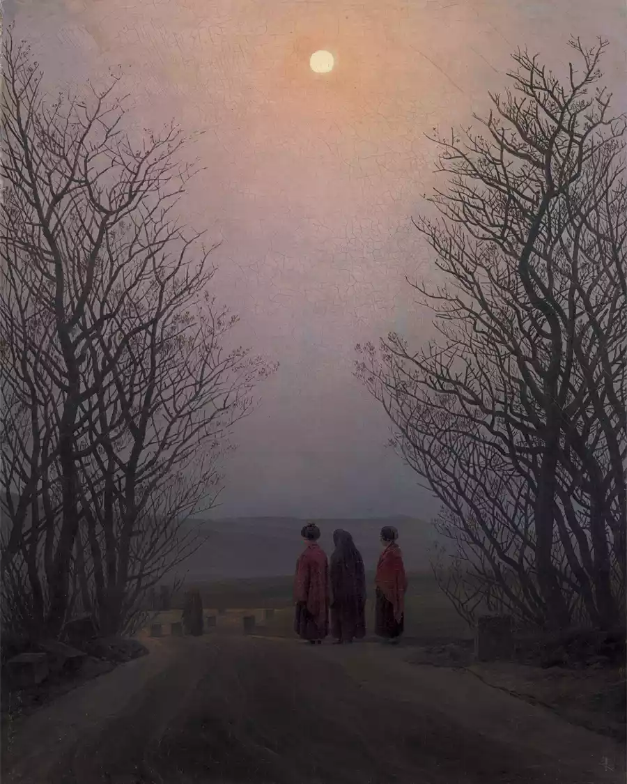Reproduktion von Ostermorgen, Caspar David Friedrich