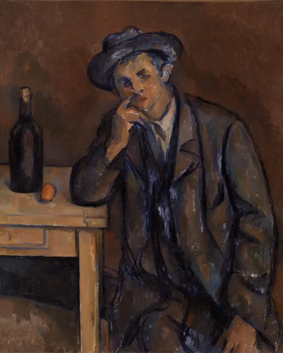 Der Trinker von Paul Cézanne, ein fesselndes Kunstwerk