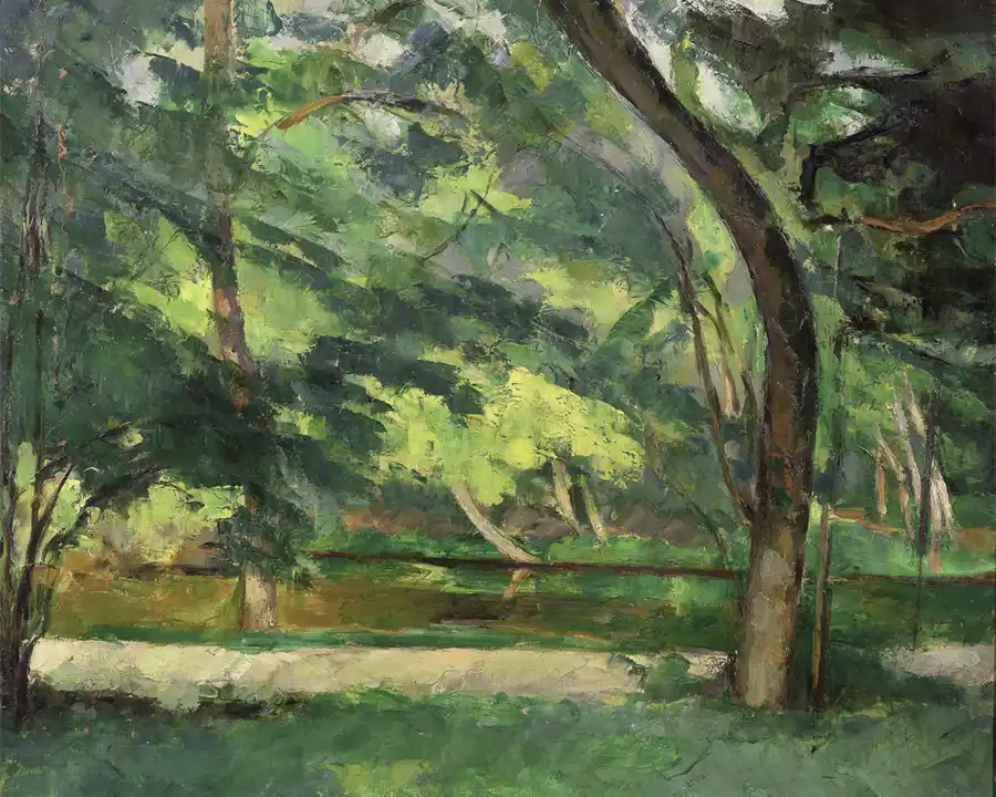 Der Etang des Soeurs in Osny von Paul Cézanne