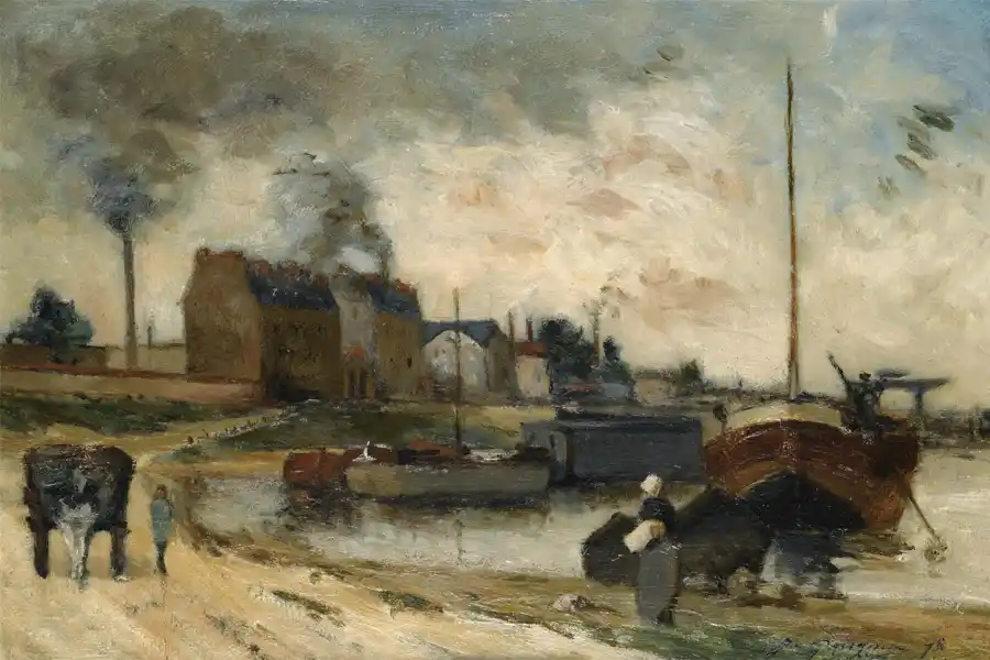 Cail Factories and Quai of Grenelle - Kunstwerk von Paul Gauguin