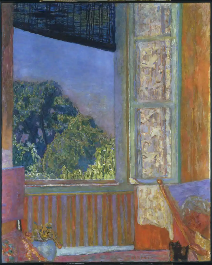Kunstdruck von Das offene Fenster