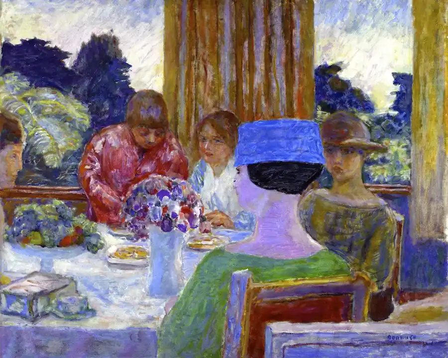 Der Tee - ein Kunstdruck von Pierre Bonnard