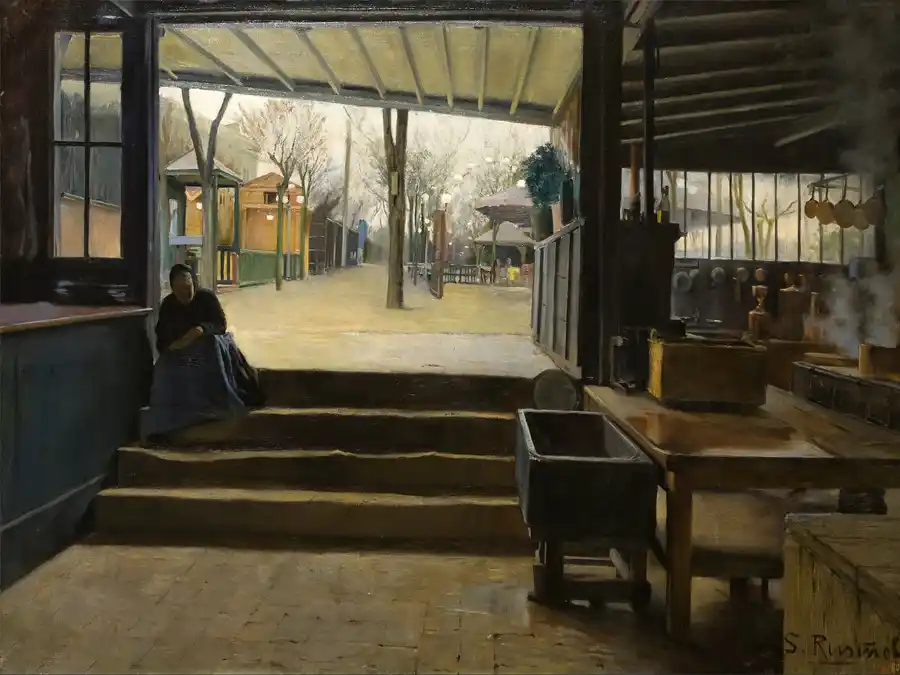 Kunstdruck von Die Küchen, Moulin de la Galette