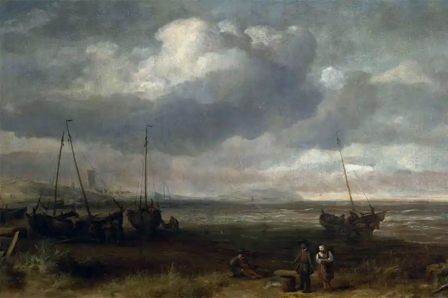 Kunstdruck von Küstenlandschaft bei Scheveningen