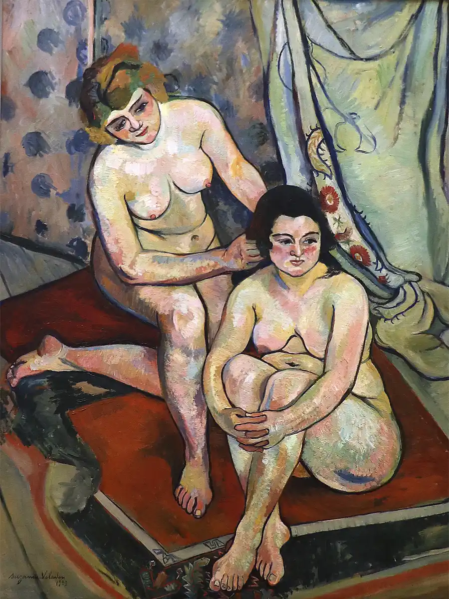 Kunstdruck von Die zwei Badenden von Suzanne Valadon