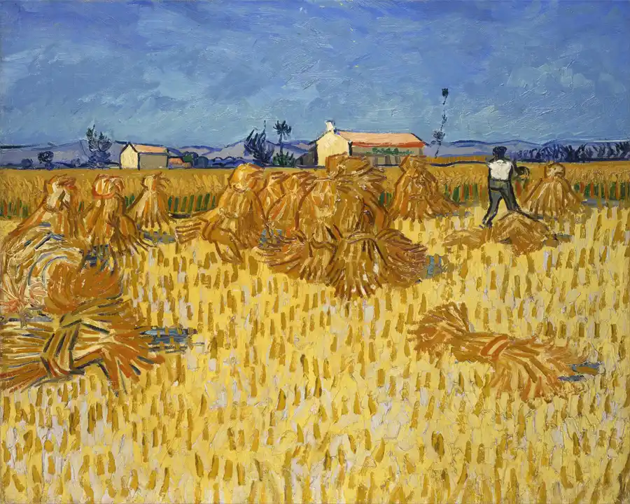 Ernte in der Provence - ein Meisterwerk von Vincent van Gogh