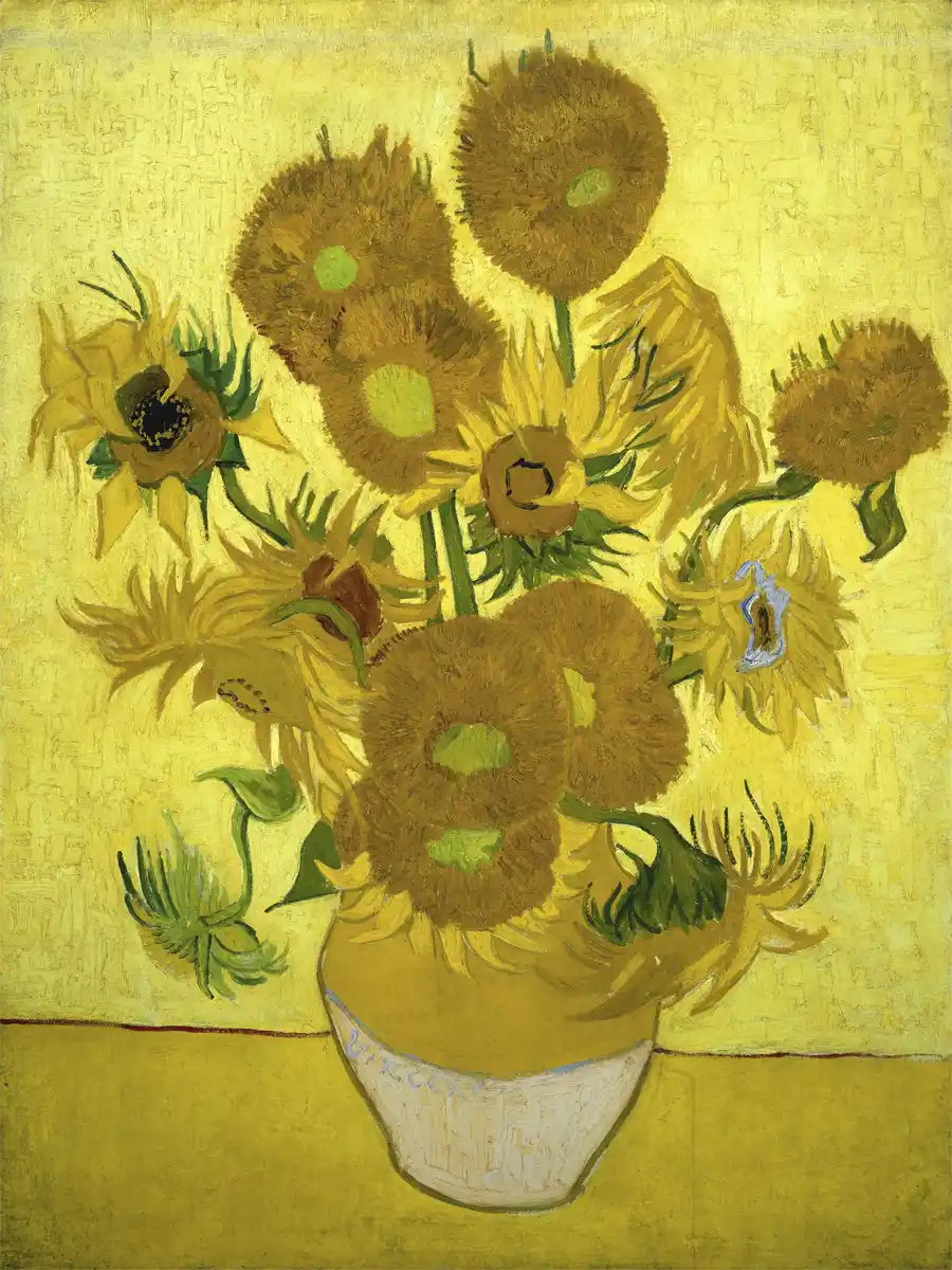 Stillleben mit Sonnenblumen von Vincent van Gogh
