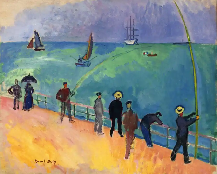 Kunstdruck 'Die Fischer' von Raoul Dufy – Post-Impressionistisches Meisterwerk