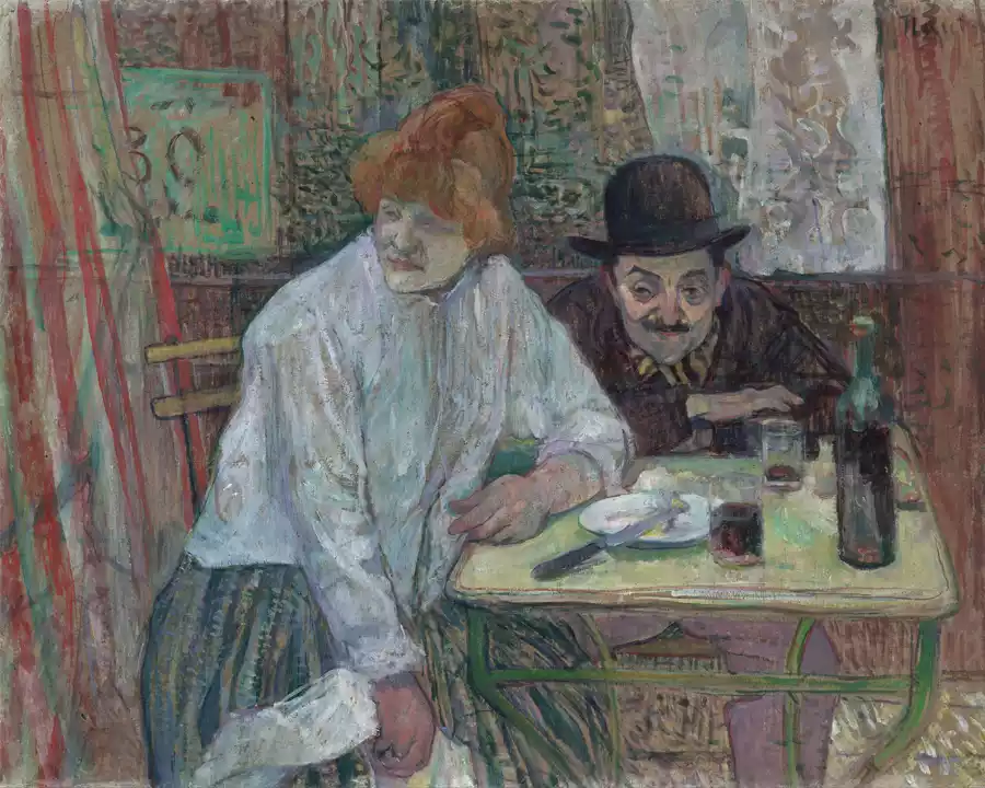 Reproduction de Les Dernières Miette de Toulouse-Lautrec