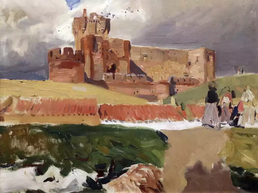Reproduction du Château de La Mota, œuvre de Joaquín Sorolla