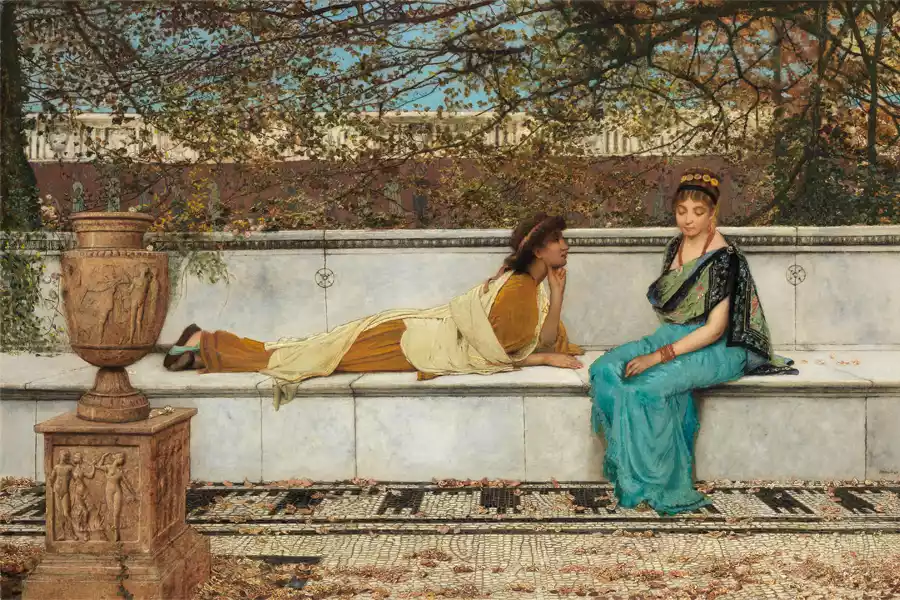 Reproduction de 'Il y a deux mille ans' de John Atkinson Grimshaw