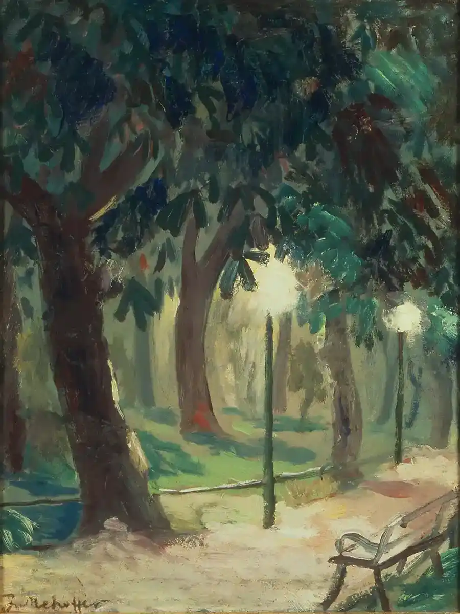 Reproduction de Planty Park à Cracovie