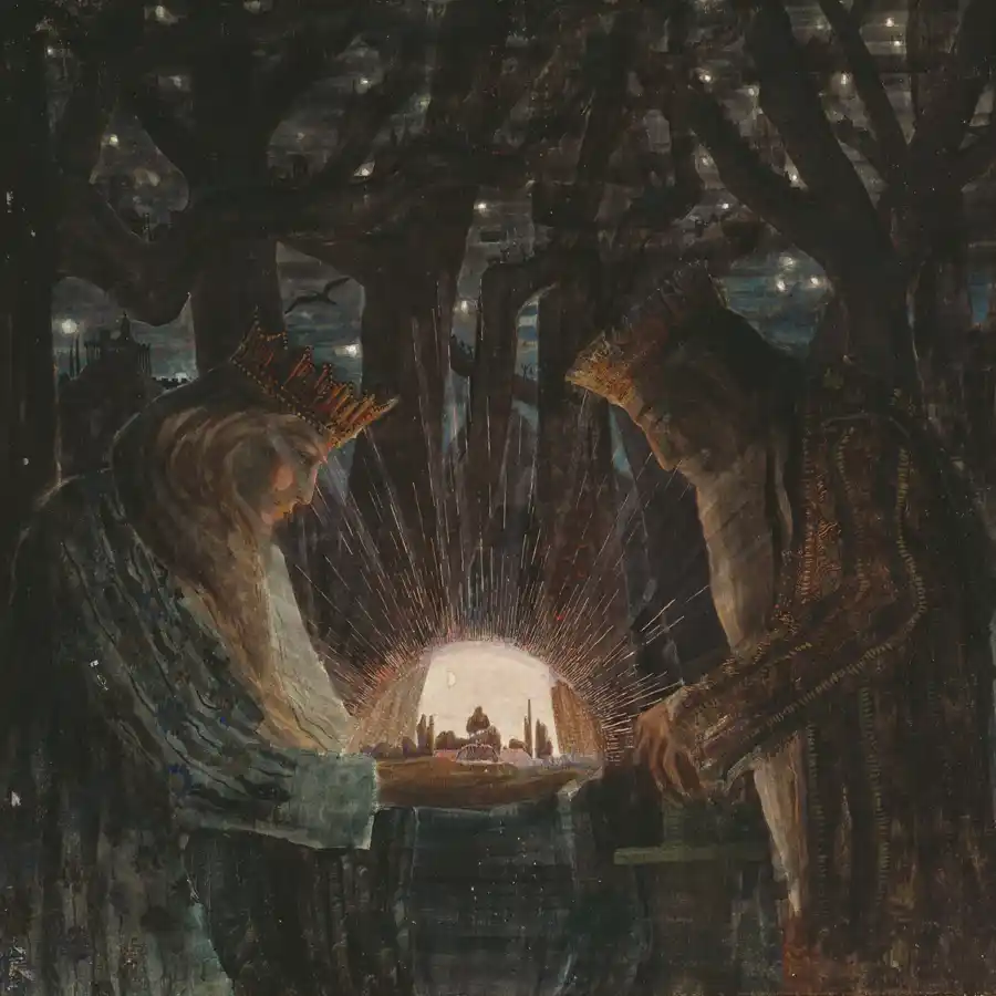 Rois de contes de fées - œuvre de Mikalojus Konstantinas Ciurlionis