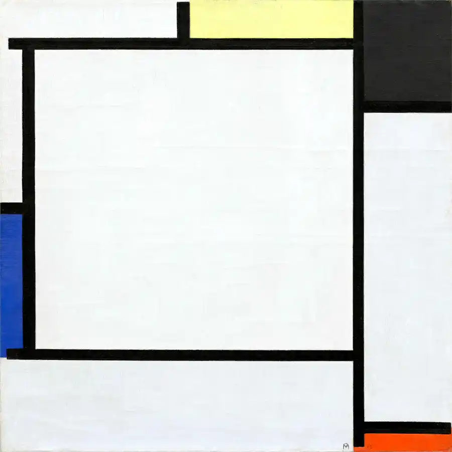Reproduction de Composition 2 de Piet Mondrian