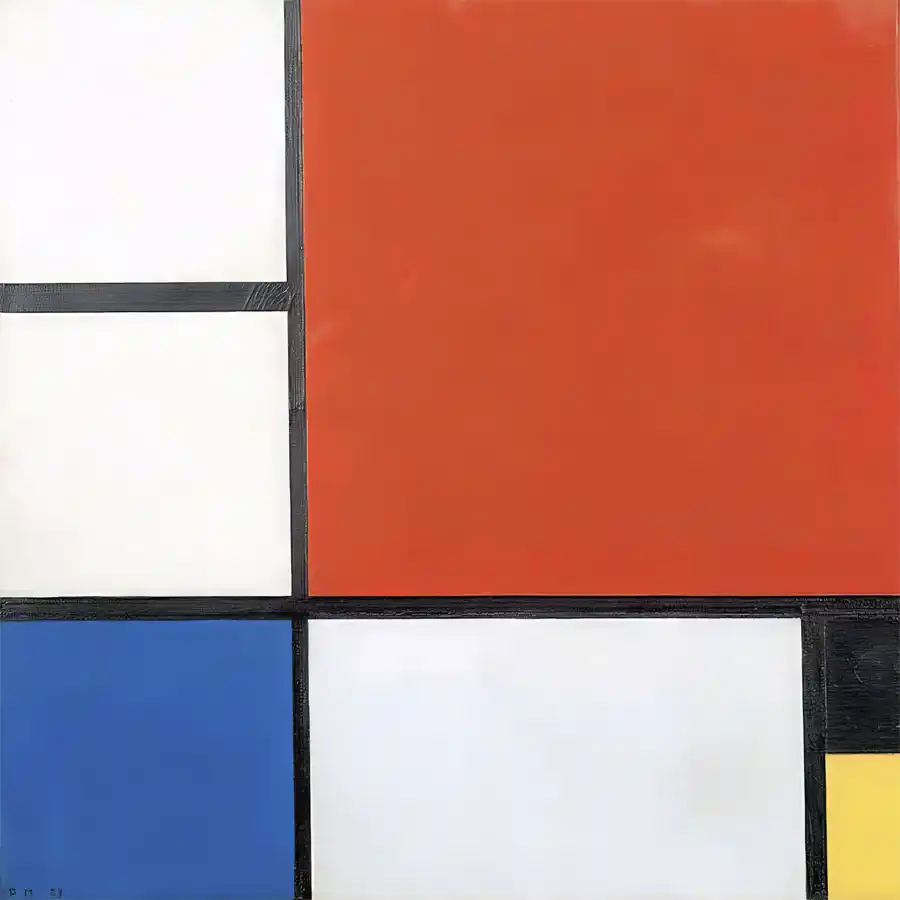 Reproduction de l'œuvre d'art moderne *Composition 2*