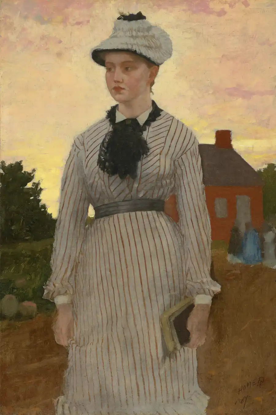 Reproduction de La Maison École Rouge de Winslow Homer