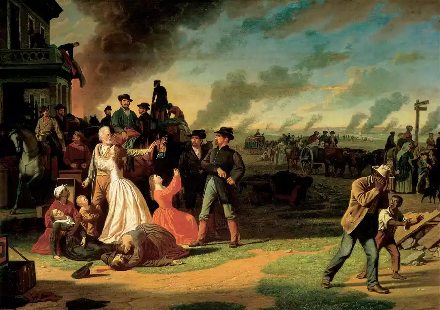 Ordine Generale N. 11 di George Caleb Bingham, stampa su tela.