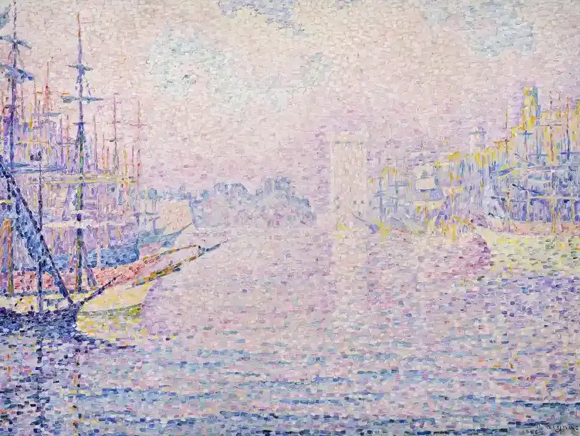 Porto Vecchio di Marsiglia, opera di Paul Signac.