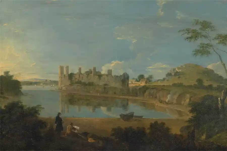 Riproduzione del Castello di Caernarvon di Richard Wilson.