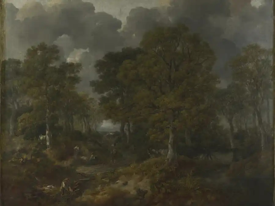 Dipinto di Cornard Wood, vicino a Sudbury, Suffolk di Thomas Gainsborough.
