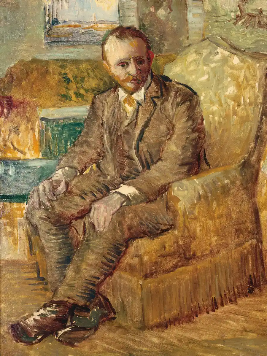 Ritratto di Alexander Reid seduto in poltrona, opera di Vincent van Gogh.