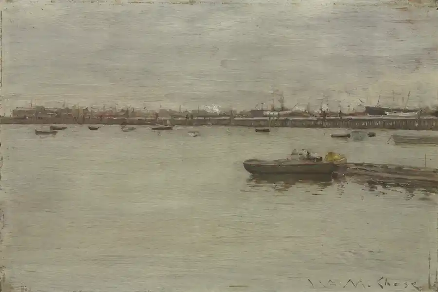 Herstel Docks, Gowanus Pier - een impressionistisch landschap.