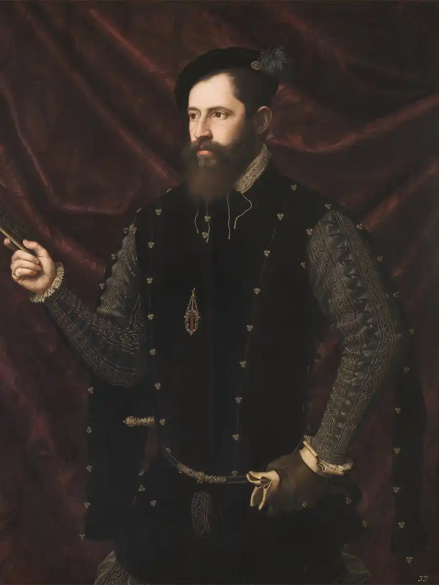 Portrait of a Santiago Knight by Vicente Juan Masip
