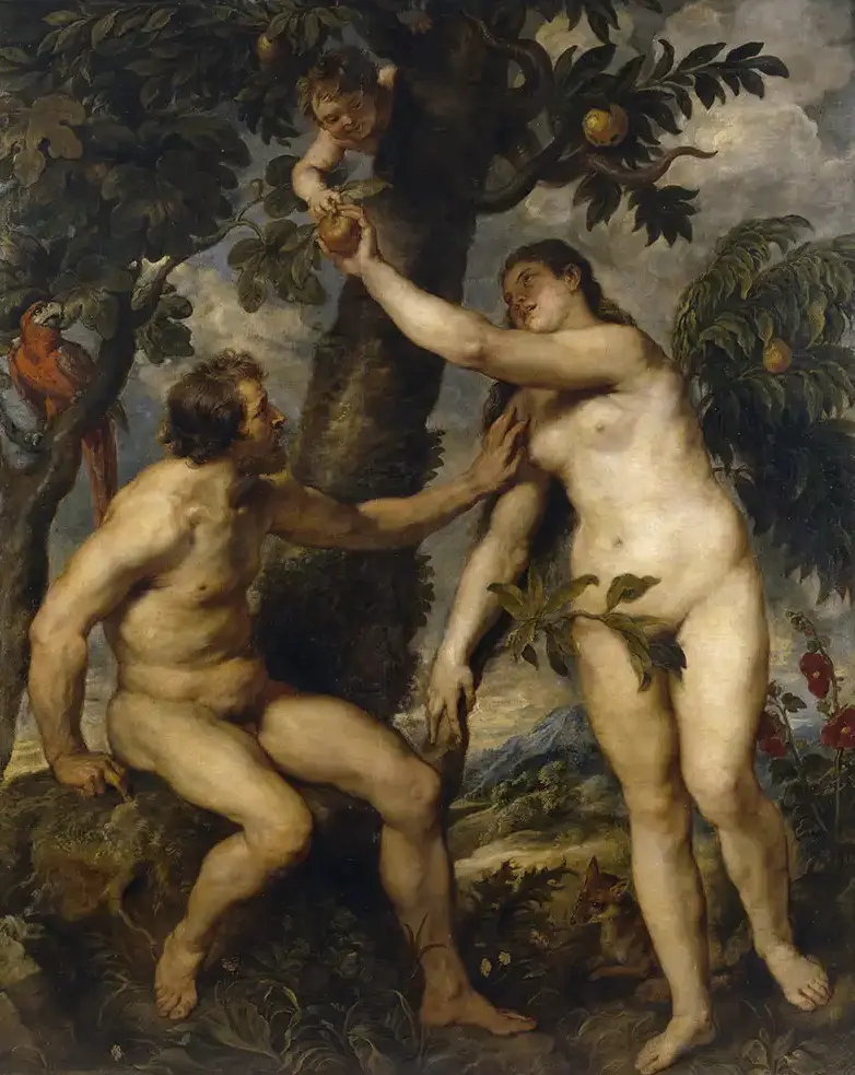 The Fall of Man by Peter Paul Rubens, a Baroque masterpiece.