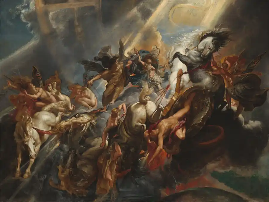 Reproduction of The Fall of Phaeton by Peter Paul Rubens